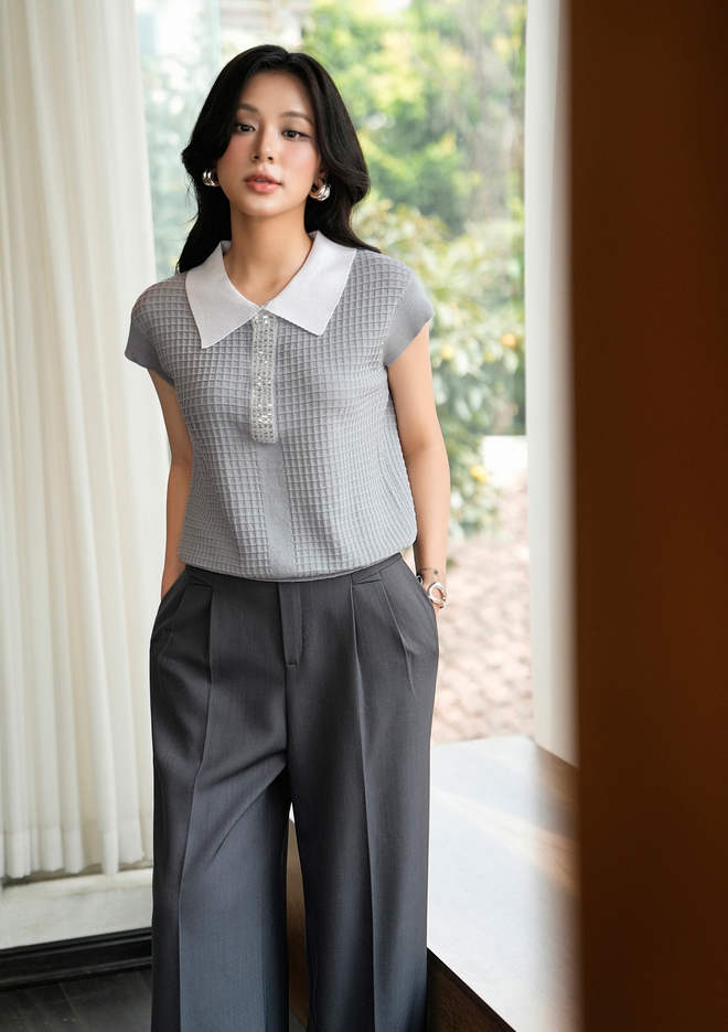 Áo dệt kim, áo cardigan 'lên ngôi' trong ngày thu se lạnh- Ảnh 8.