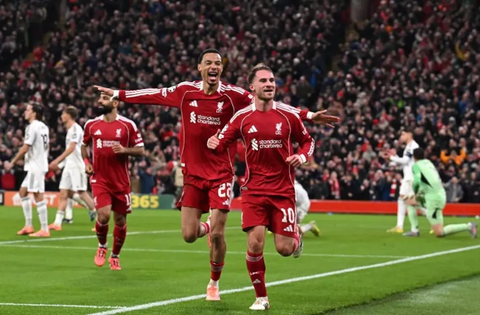 Mac Allister ghi bàn duy nhất giúp Liverpool thắng kịch tính Real. Ảnh: UEFA att.yaZHmvwp_Jvb_rHVmEmnSaxaKsVerOkHzcW3M6EIm70.jpeg