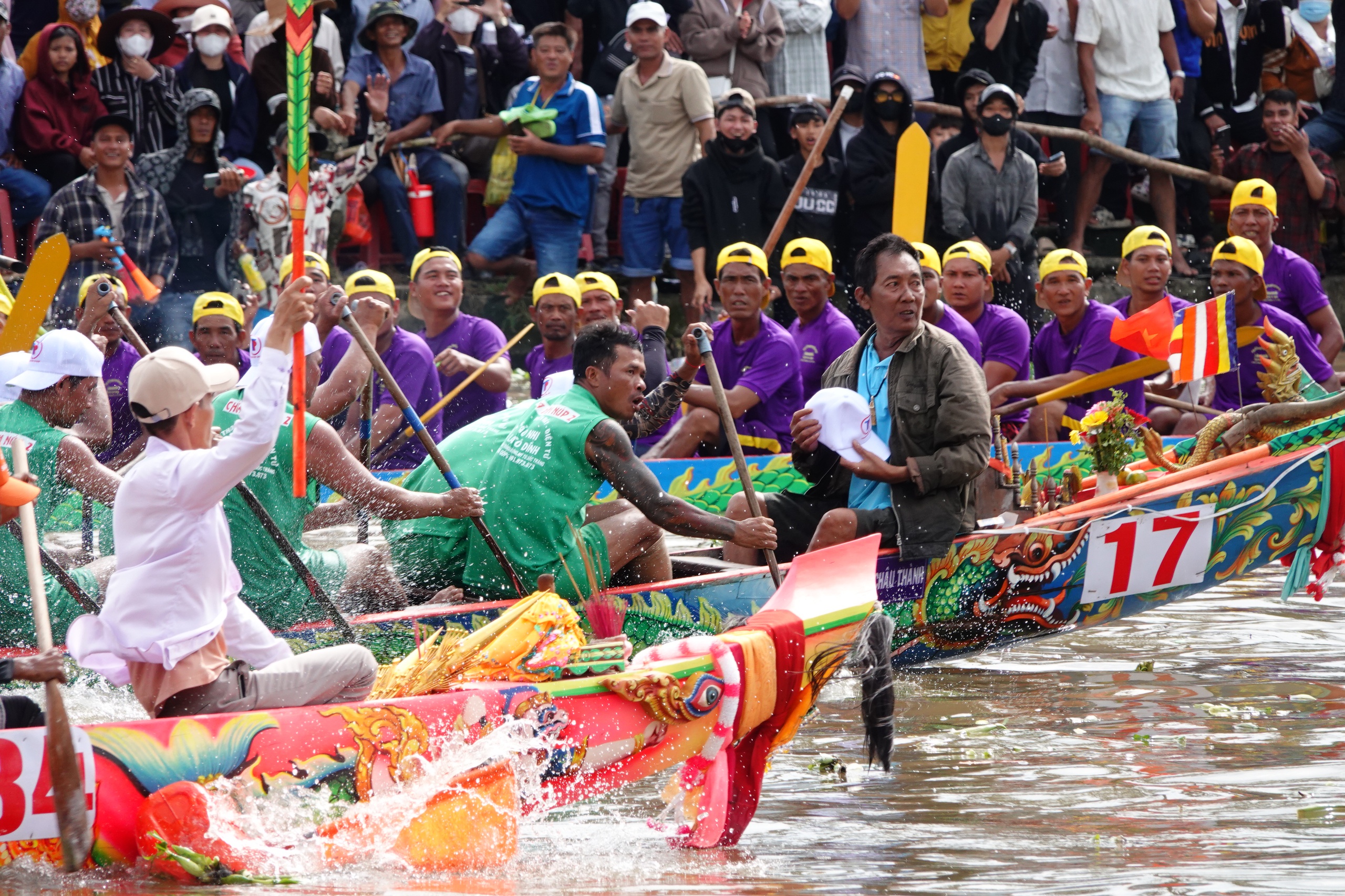 Chùa Tum Núp đoạt hat-trick vô địch ghe ngo nam và nữ- Ảnh 3.