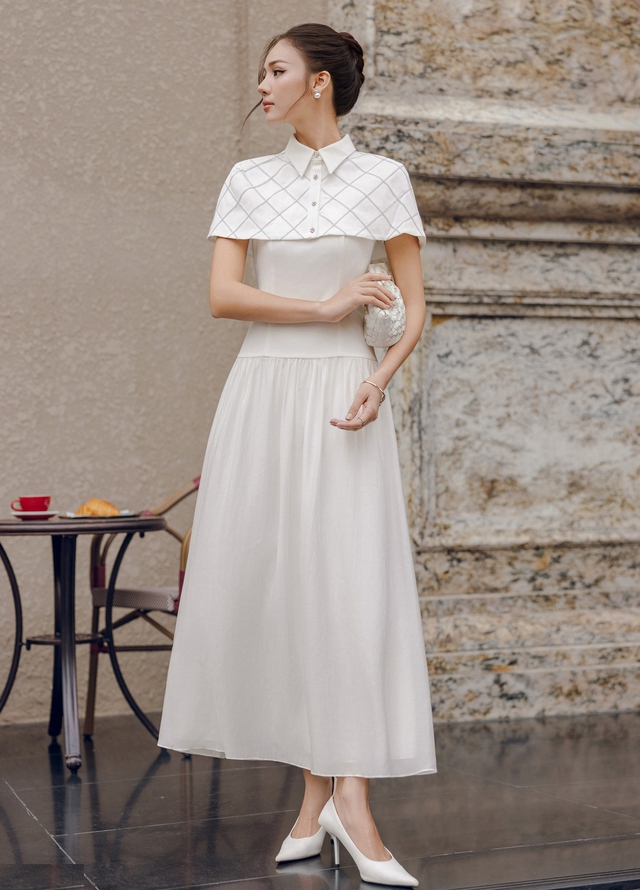 5 chiếc váy dáng dài sang trọng, diện đi làm đi tiệc đều đẹp- Ảnh 2.