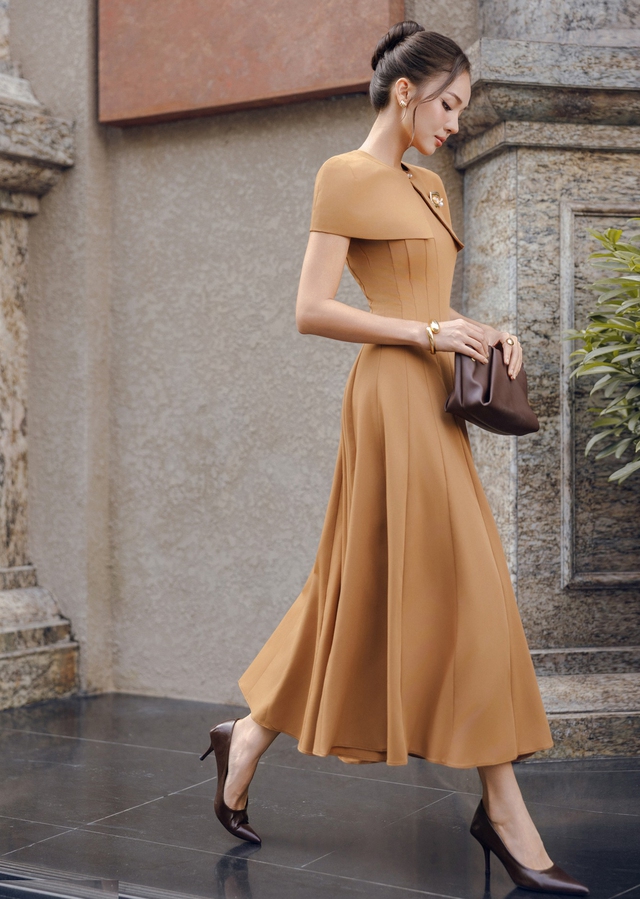 5 chiếc váy dáng dài sang trọng, diện đi làm đi tiệc đều đẹp- Ảnh 5.