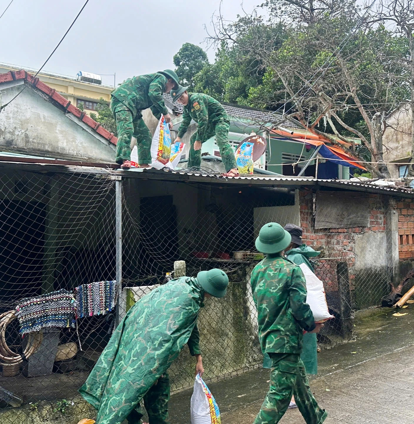 Bộ đội biên phòng TP.Đà Nẵng tổng lực ứng phó bão Kalmaegi - Ảnh 3.
