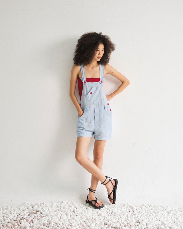 Quay lại thanh xuân rực rỡ với những chiếc quần yếm năng động- Ảnh 6.