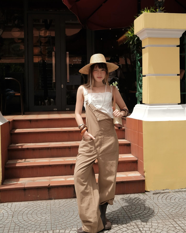 Quay lại thanh xuân rực rỡ với những chiếc quần yếm năng động- Ảnh 8.