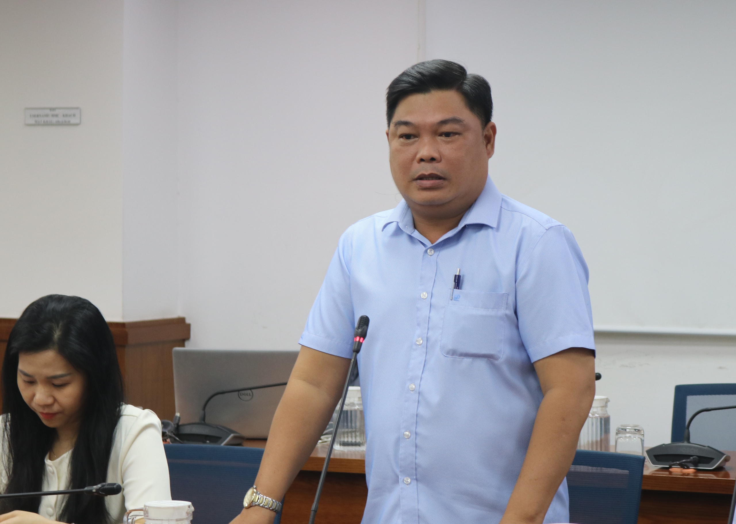 Sở Xây dựng thông tin tiến độ dự án chống sạt lở bán đảo Thanh Đa - Ảnh 2.