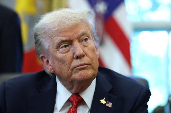 Tổng thống Donald Trump tại Nhà Trắng ngày 6/10. Ảnh: AFP