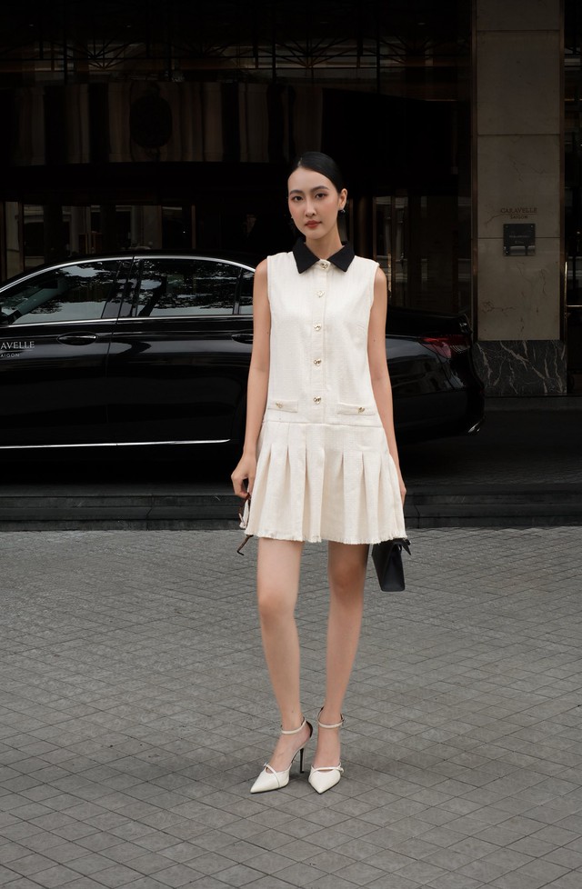 Hóa nàng thơ với vẻ đẹp không tuổi của những chiếc váy sơ mi- Ảnh 2.