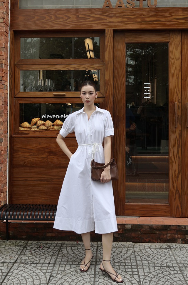 Hóa nàng thơ với vẻ đẹp không tuổi của những chiếc váy sơ mi- Ảnh 4.