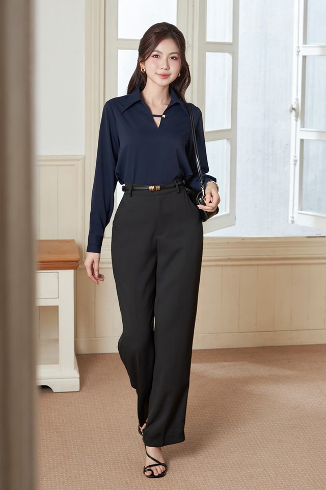 Quần tây cạp cao, thách thức mọi phong thái, thu hút mọi ánh nhìn- Ảnh 4.