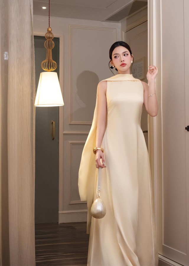 Váy tiệc tối giản, một chiếc váy cho mọi bữa tiệc cuối năm - Ảnh 7.