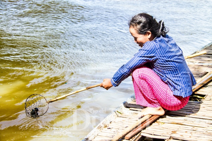 Mênh mang biển nước dệt bản tình ca giữa đất trời Mương Dú 5 “Mùa nước nổi không chỉ là mùa sinh kế mà còn là mùa hội, của tình làng nghĩa xóm được nối gần hơn qua từng chuyến xuồng, từng buổi hò hẹn trên đồng nước”.