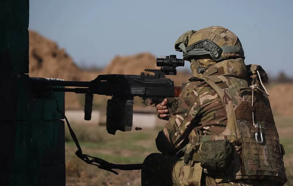 Binh sĩ Nga hoạt động trên chiến trường Ukraine. Ảnh: TASS chiến sự Nga-Ukraine.jpg