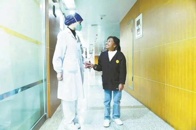 Luo sau ca phẫu thuật. Ảnh: QQ