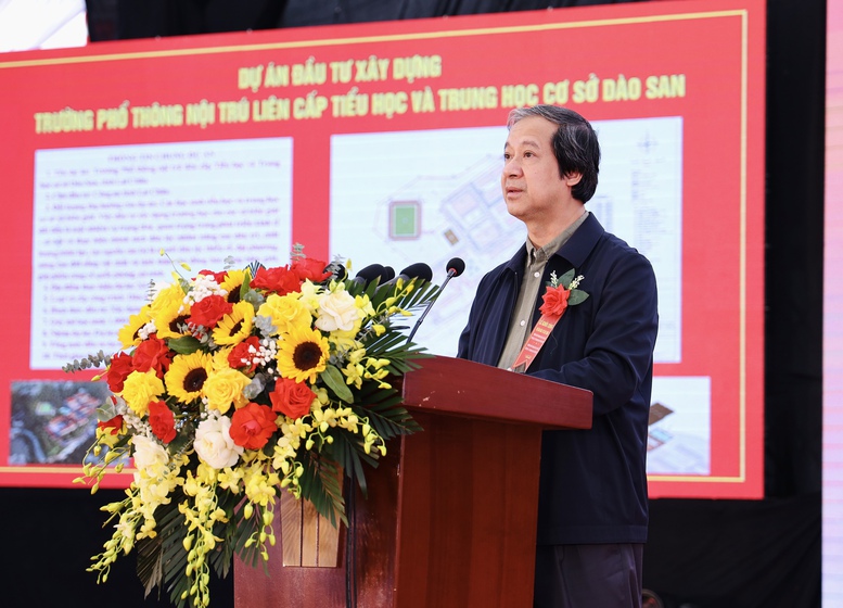 Thủ tướng phát động khởi công xây dựng 72 trường nội trú cho học sinh vùng biên - Ảnh 13.