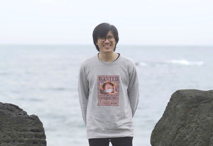 TS Vĩnh trong khóa huấn luyện về quản lý tài nguyên nước do UNESCO tổ chức tại đảo Jeju, Hàn Quốc năm 2021. Ảnh: Nhân vật cung cấp