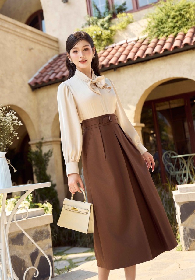 Biến tấu phong cách độc đáo cùng áo thắt nơ quyến rũ- Ảnh 6.