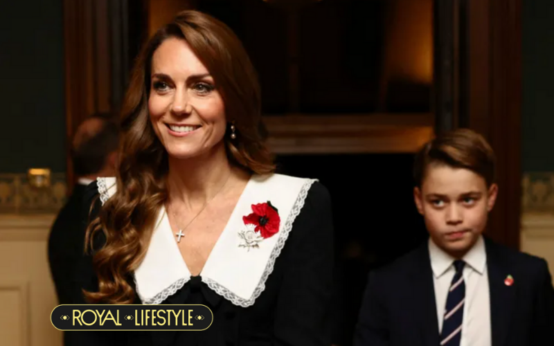 Chồng vắng mặt vì bận "cứu thế giới", Vương phi Kate xuất hiện cạnh "người đàn ông lạ" - Ảnh 2.