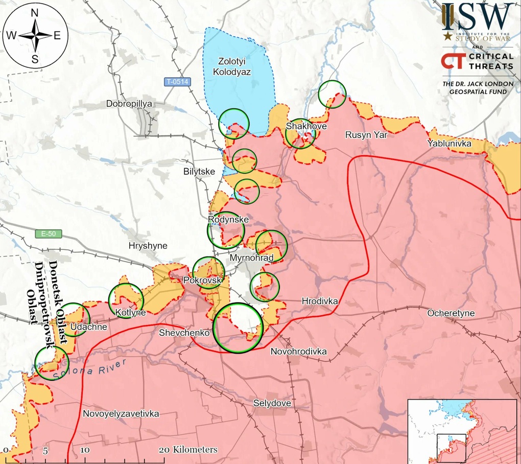 ISW: Ukraine phản công dữ dội ở Pokrovsk, tốc độ tiến quân của Nga chậm lại - 2