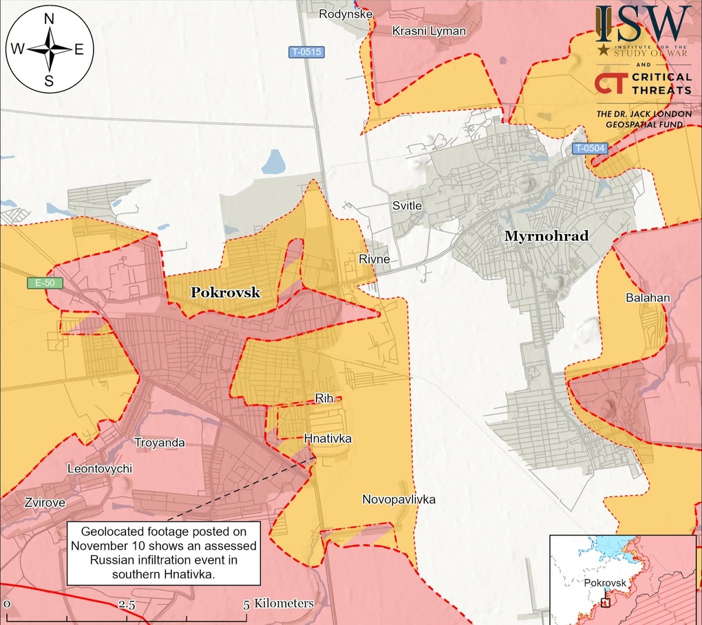 ISW: Ukraine phản công dữ dội ở Pokrovsk, tốc độ tiến quân của Nga chậm lại - 3