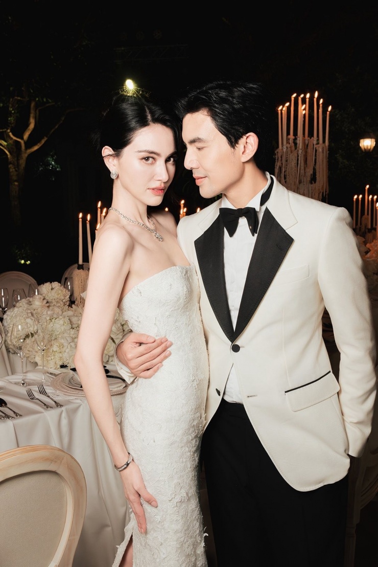 Mai Davika diện váy cưới đính 1.700 cánh bướm - 8