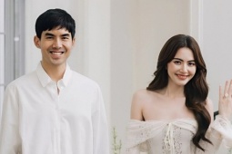 Gu mặc sánh đôi của Mai Davika và vị hôn phu