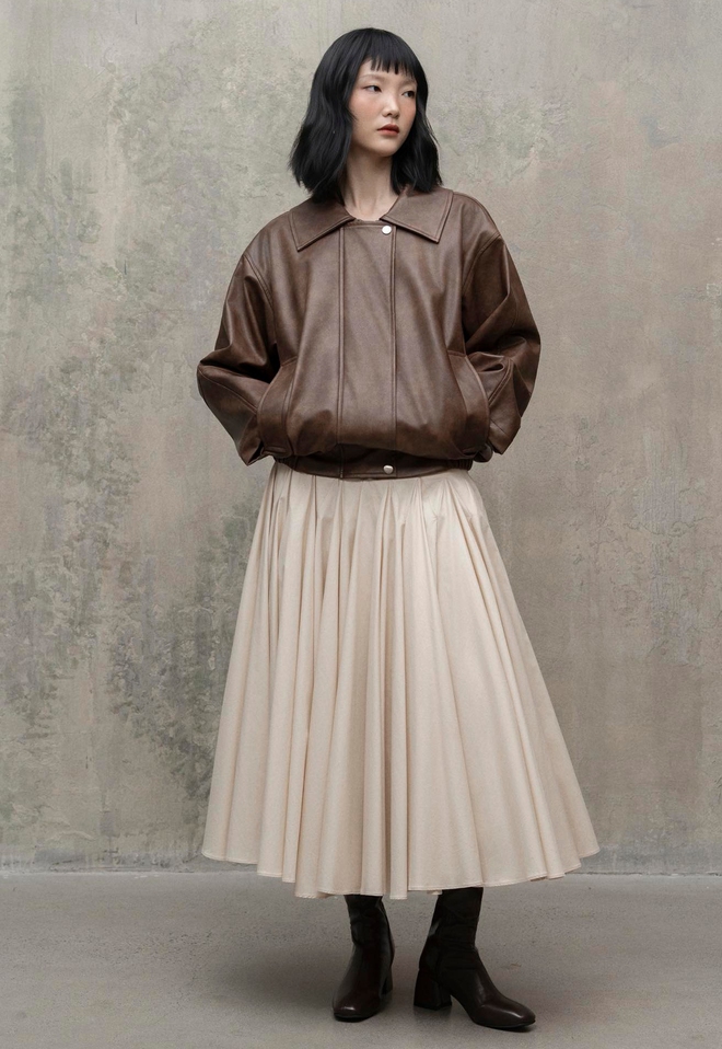  Trẻ hóa phong cách mùa đông với áo khoác dáng ngắn - Ảnh 7.