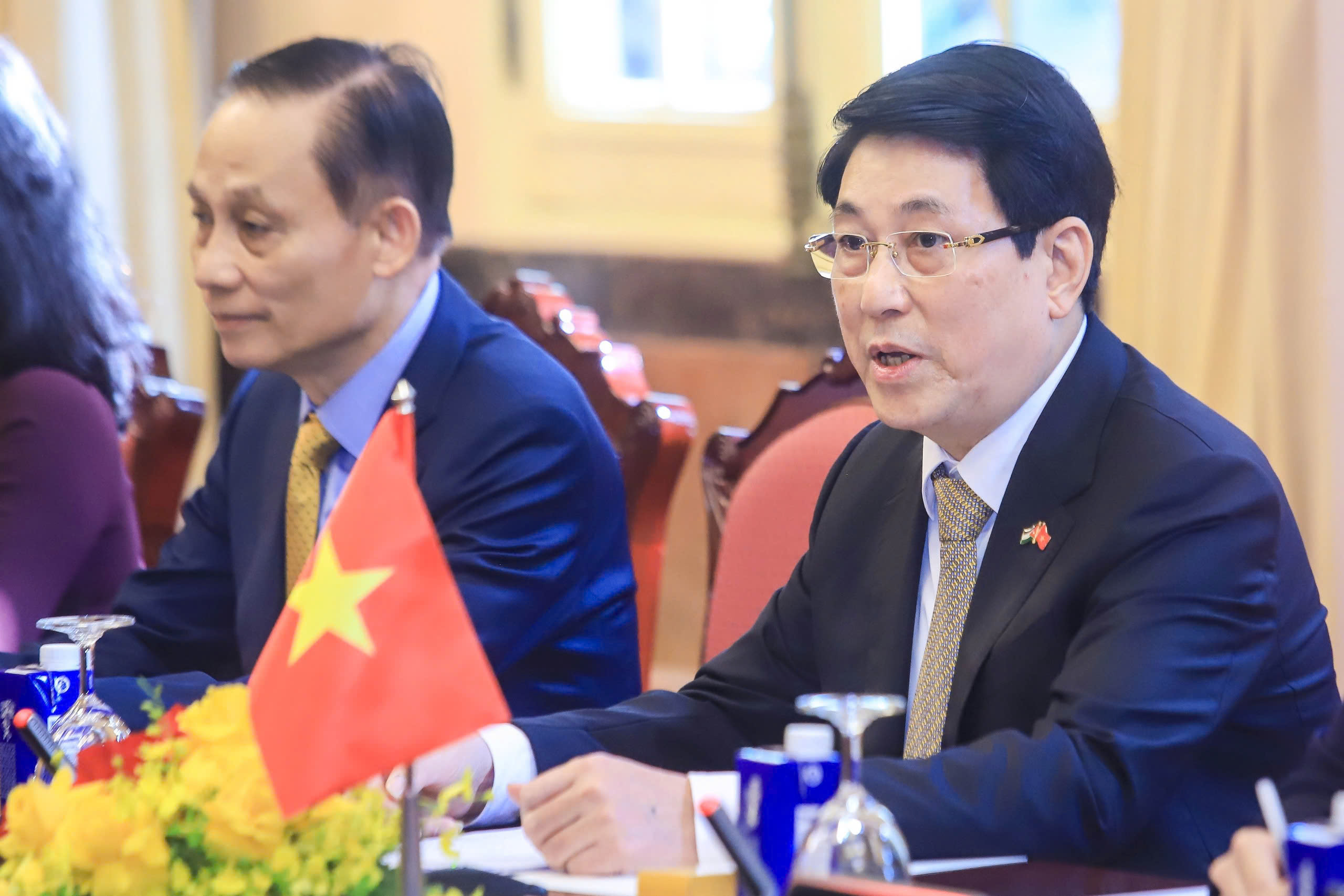 Chủ tịch nước Lương Cường chủ trì lễ đón chính thức Quốc vương Jordan - Ảnh 16.