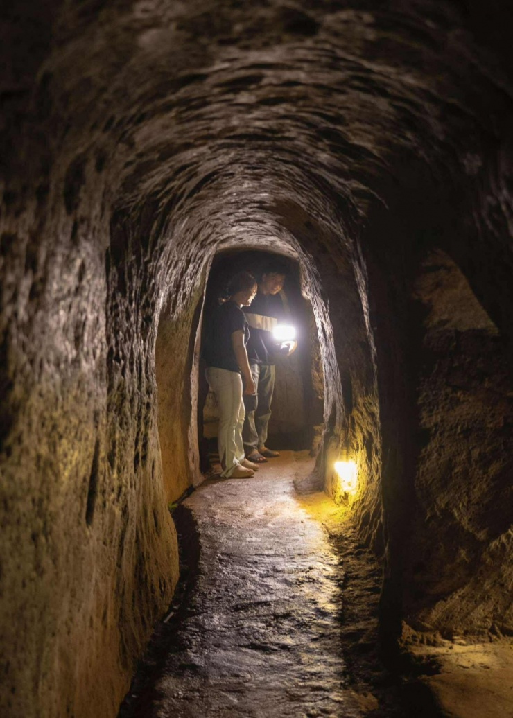 Đường hầm xuyên lòng đất Vịnh Mốc như mê cung - 4