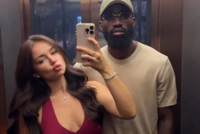 Nikki Seey và Noumi Ngamaleu khi còn mặn nồng.