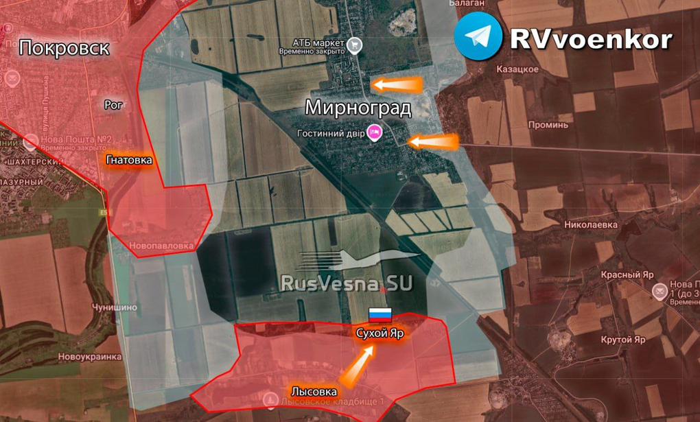 Chiến sự Ukraine 13/11:  Pokrovsk - Mirnograd gần như đã thất thủ - 11