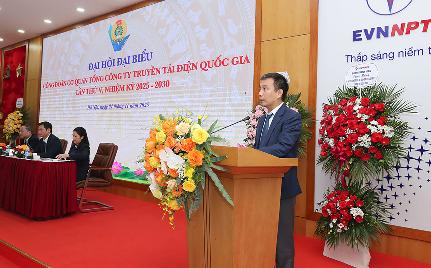 Đại hội đại biểu Công đoàn Cơ quan EVNNPT thành công tốt đẹp- Ảnh 2.