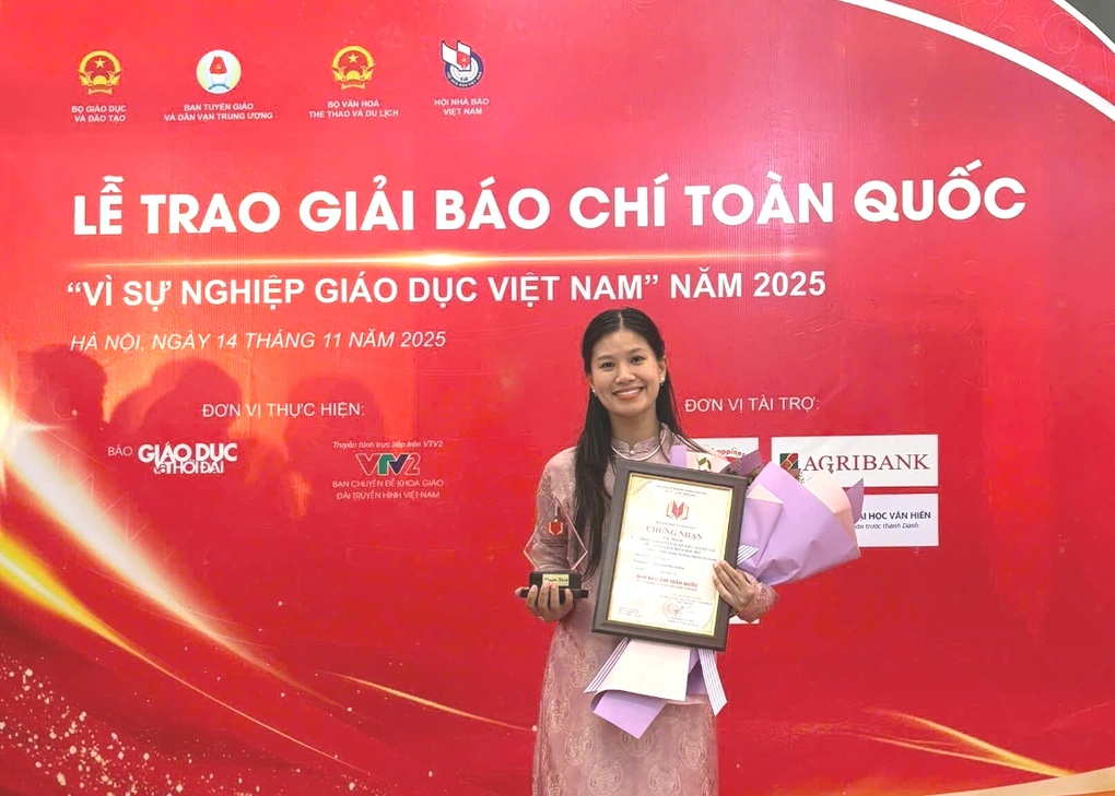 Báo Dân trí đạt Giải thưởng Vì sự nghiệp giáo dục Việt Nam năm 2025 - 3