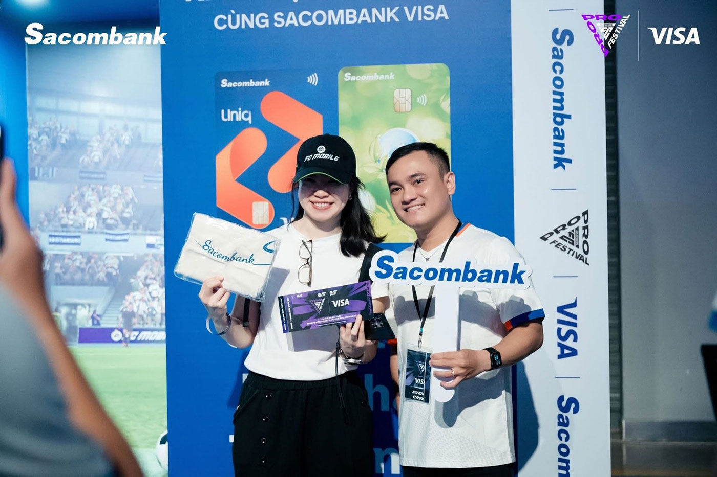 Sacombank đồng hành cùng Visa tại sự kiện thể thao điện tử EA SPORTS FC PRO FESTIVAL - Ảnh 1.