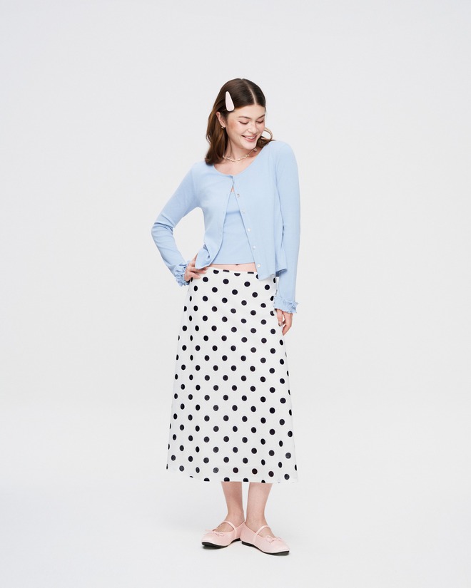 Chân váy cổ điển giúp nàng nổi bật cả ngày, đi làm đi chơi đều đẹp- Ảnh 8.