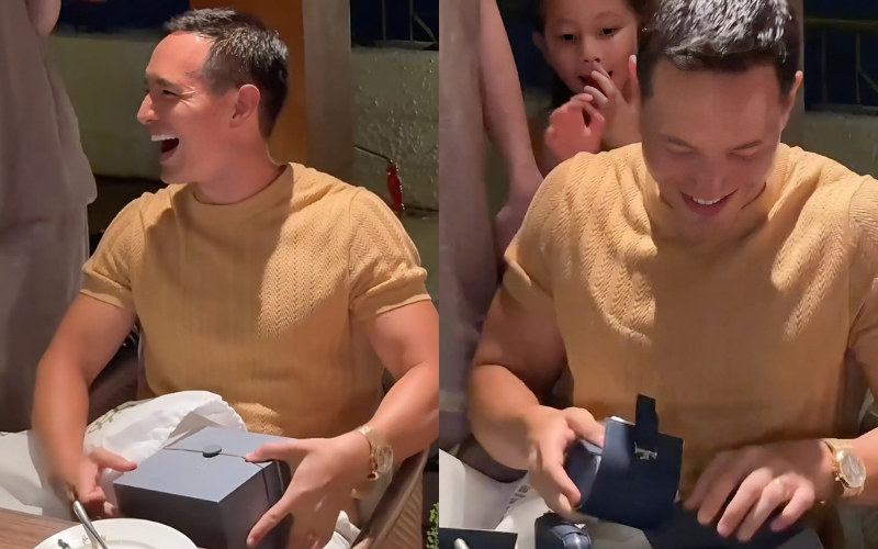 Hà Hồ tặng chồng chiếc đồng hồ Top 3 thế giới, Kim Lý nghẹn ngào- Ảnh 2.