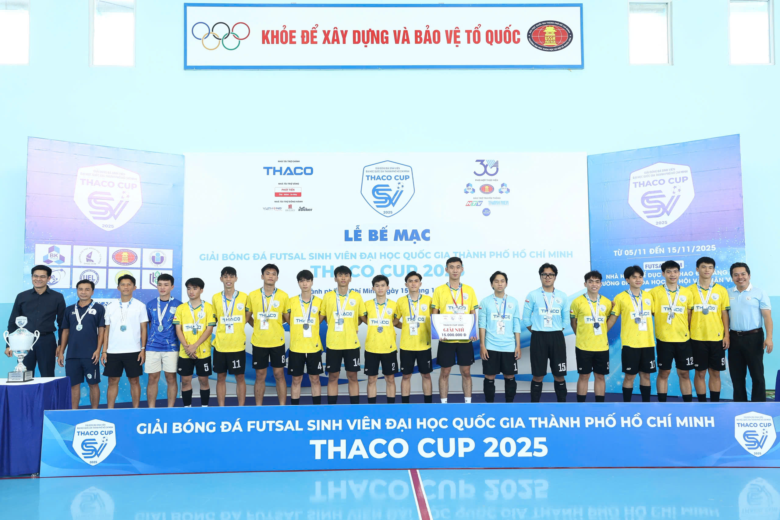 Đã tìm ra những ngôi vô địch giải futsal sinh viên THACO CUP 2025 - Ảnh 5.