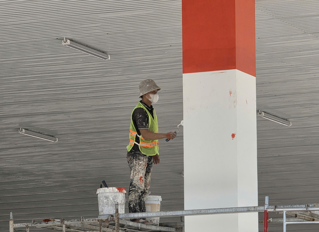 Trạm dừng chân cao tốc Vĩnh hảo - phan Thiết chậm tiến độ do vướng mặt bằng - Ảnh 3.