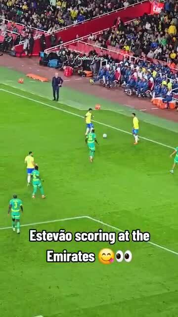 Estevao mở tỷ số trận Brazil - Senegal