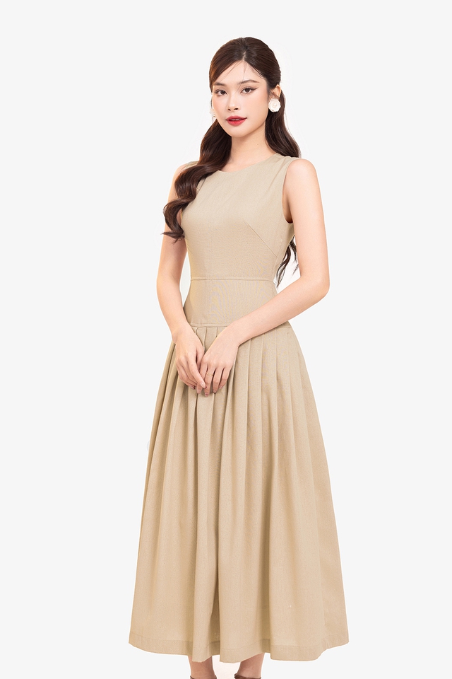 Nhẹ như mây trong từng bước đi với đầm linen- Ảnh 4.