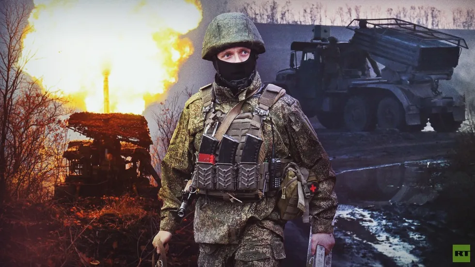 Quân Nga và Ukraine giằng co quyết liệt để giành quyền kiểm soát Pokrovsk - pháo đài quan trọng của Kiev ở Donbass. Ảnh minh họa: RT