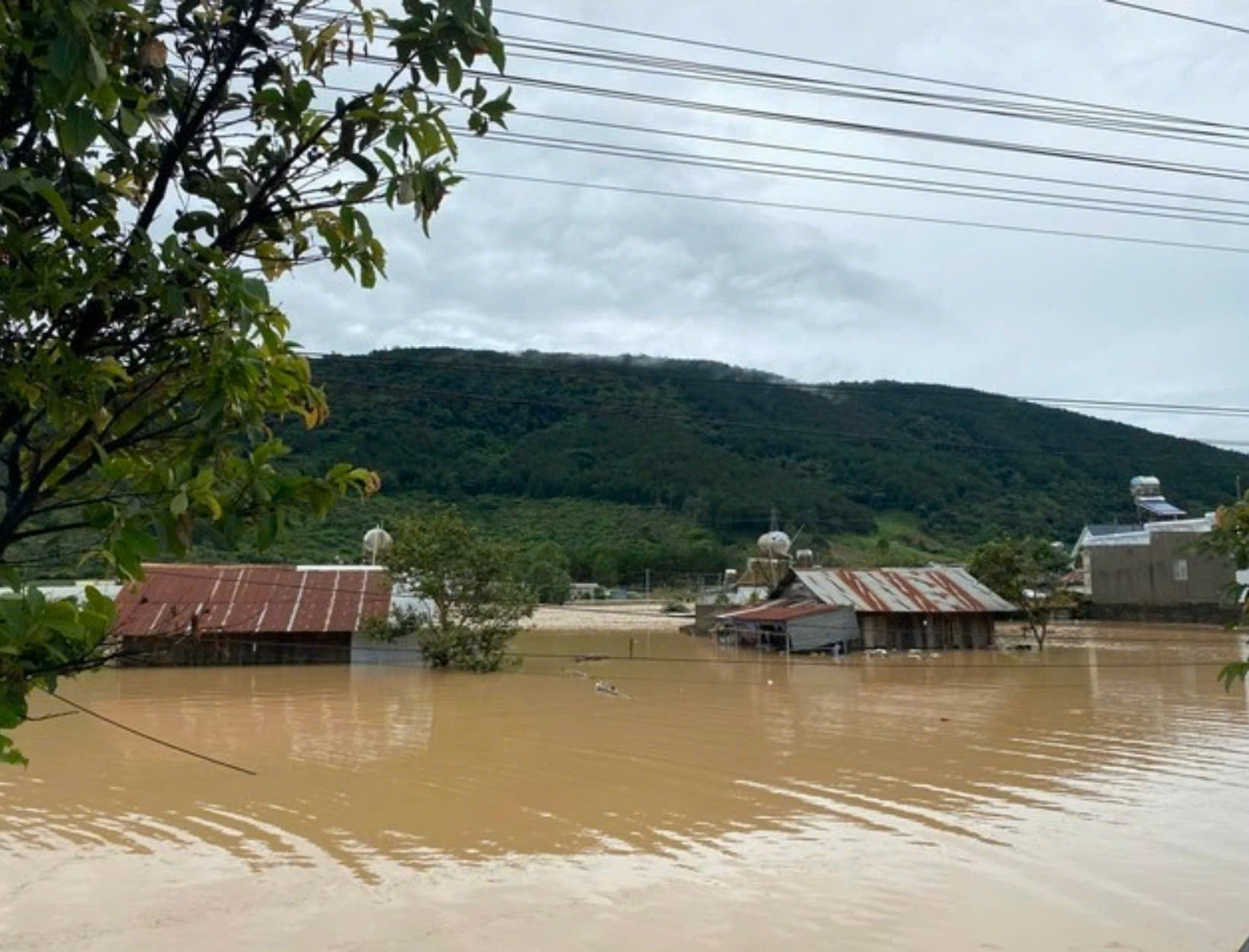 Thủy điện Đa Nhim tăng lưu lượng xả lũ, vùng hạ lưu bị ngập - Ảnh 4.