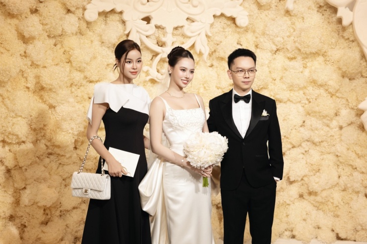 Dàn hoa hậu, á hậu mặc gợi cảm dự tiệc cưới Tâm Như - 8