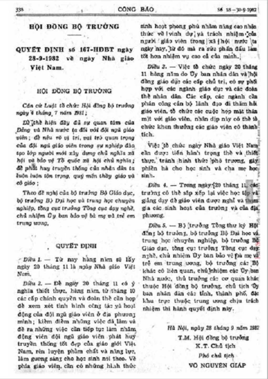 Tại sao lấy 20/11 là ngày Nhà giáo Việt Nam? - 2