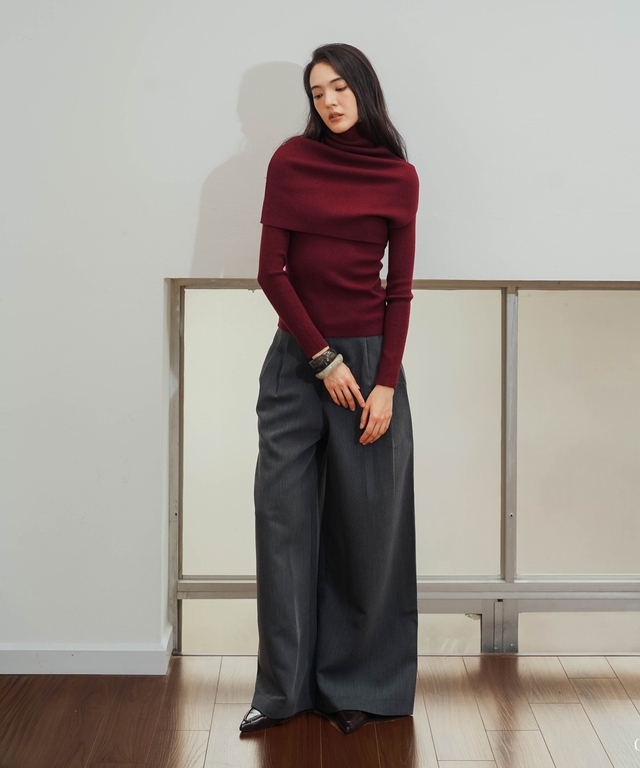 Quần ống rộng, quần jeans phối áo dệt kim tôn vẻ nữ tính, mềm mại của nàng - Ảnh 5.