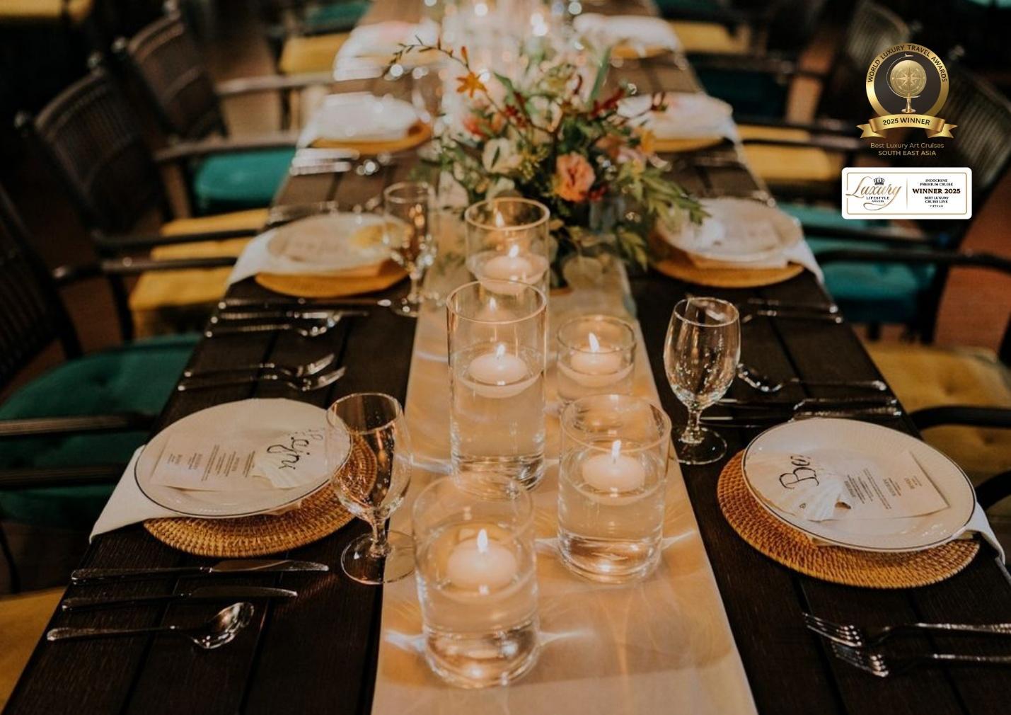Trải nghiệm tiệc cưới tại nơi được quốc tế vinh danh là Du thuyền nghệ thuật sang trọng bậc nhất Đông Nam Á- Ảnh 4.