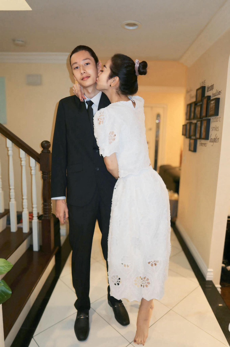 Con trai của Jennifer Phạm có thành tích học tập rất tốt.