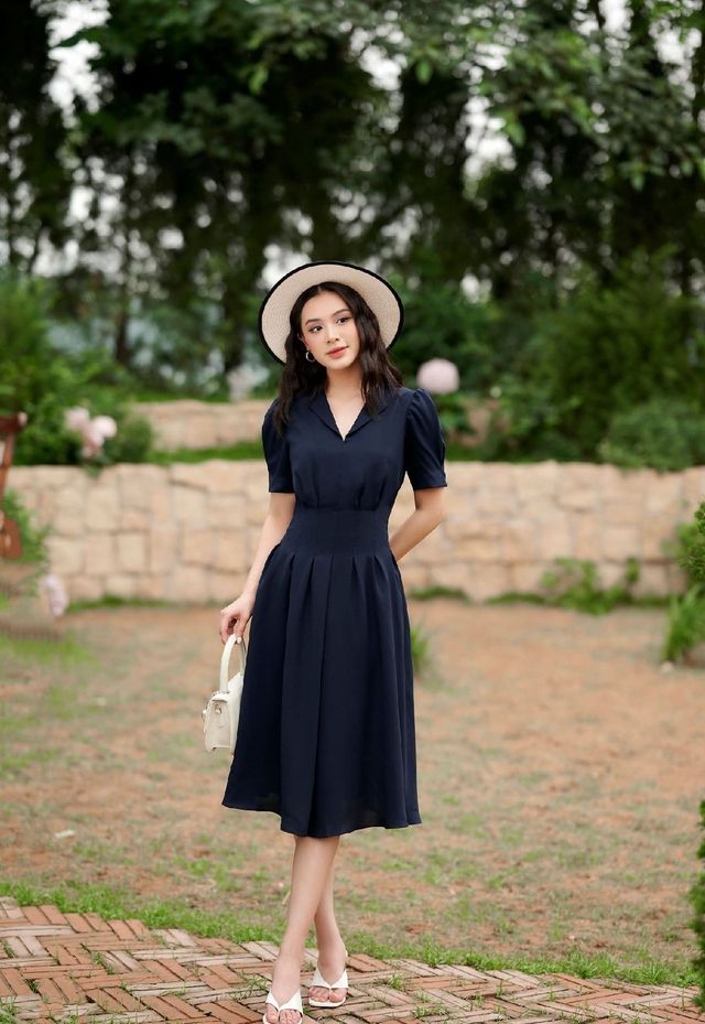 Trang phục chiết eo tôn 'đường cong' mềm mại của phái đẹp - Ảnh 8.