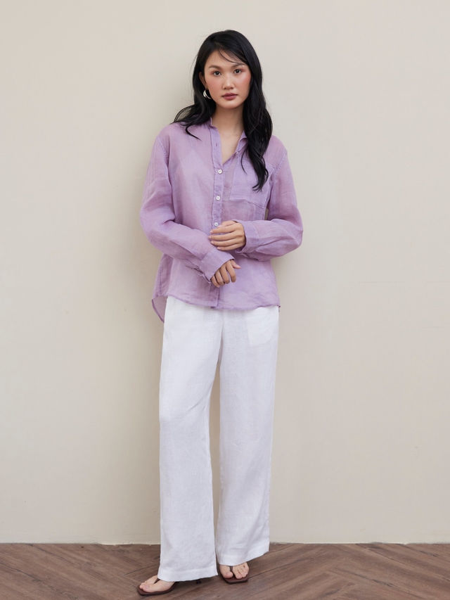 Trở về với vẻ đẹp tự nhiên cùng áo, váy linen- Ảnh 7.