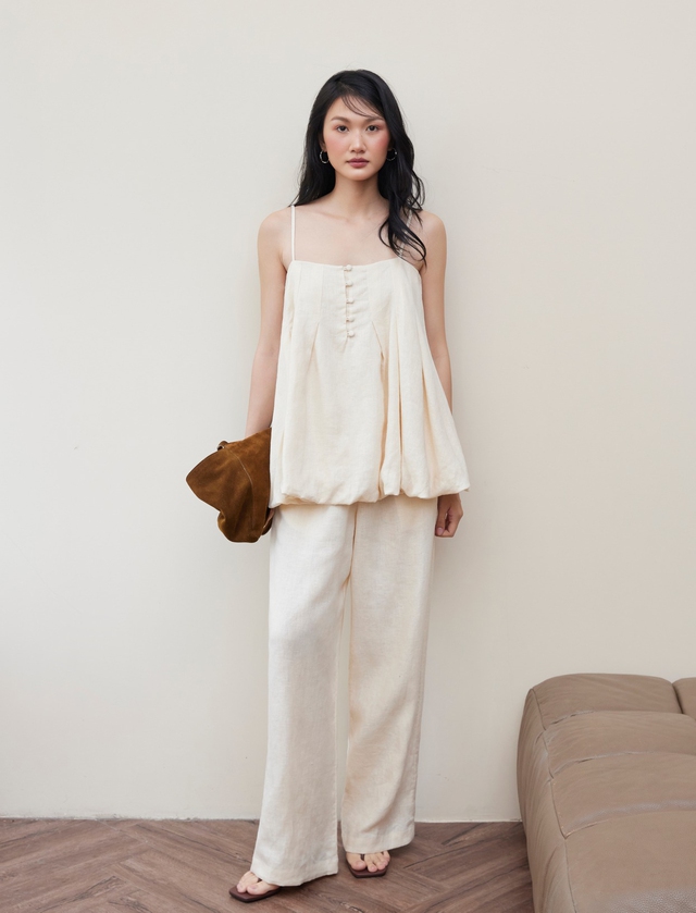 Trở về với vẻ đẹp tự nhiên cùng áo, váy linen- Ảnh 8.