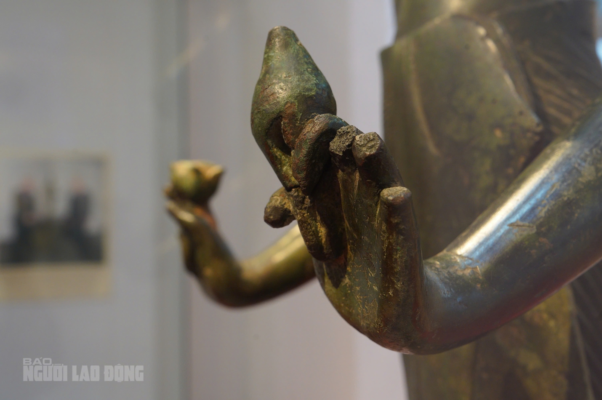 Cận cảnh 19 bảo vật quốc gia trưng bày tại Bảo tàng Điêu khắc Chăm Đà Nẵng - Ảnh 2.